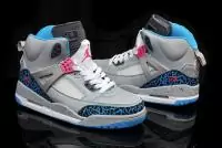 2019U nouveau chaussures air jordan 3.5 femmes taille 36-40 pas cher gris bleu rose